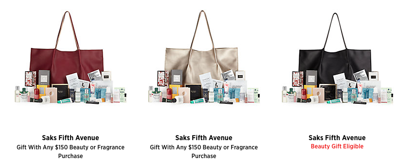 Saks Many new GWPs + up to free 700 gift card Gift