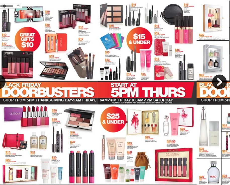 Macy&#39;s Black Friday Ad Preview - Gift With Purchase