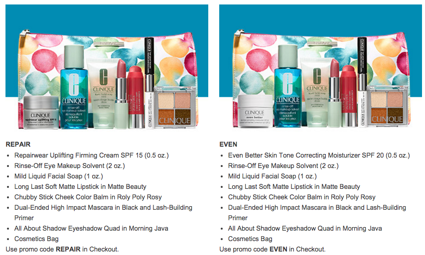 clinique gift with purchase