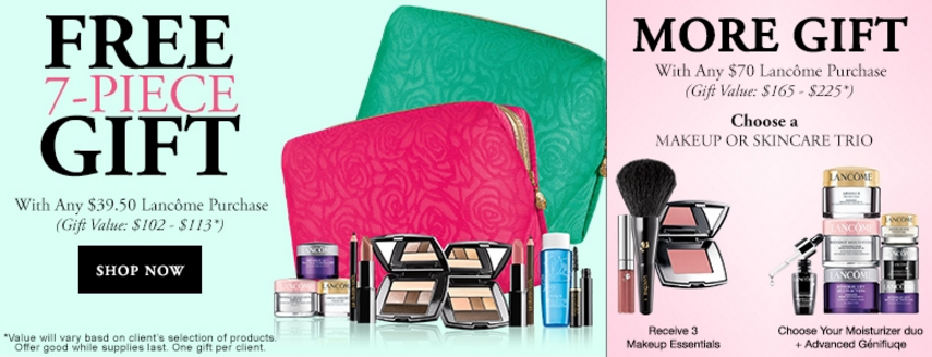 lancome gift with purchase