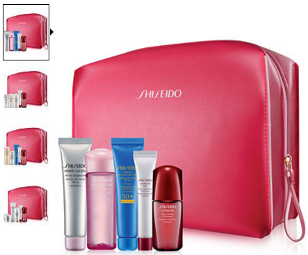 shiseido gift with purchase