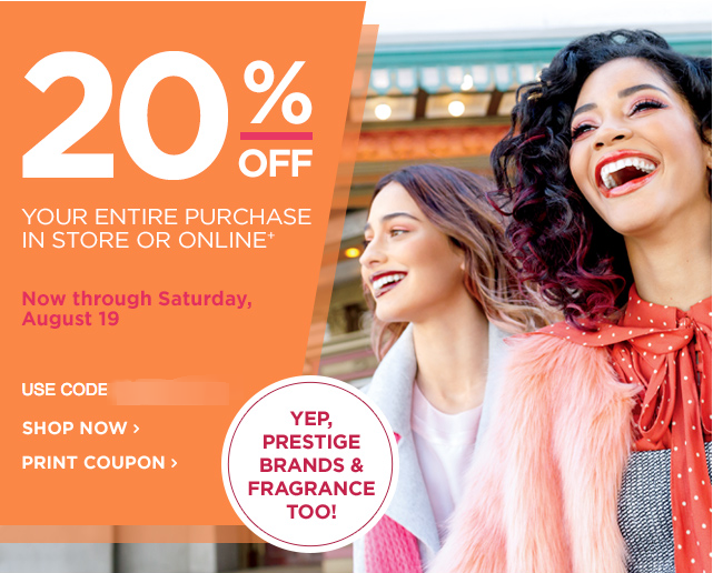Ulta: 20% off entire purchase! - Gift With Purchase