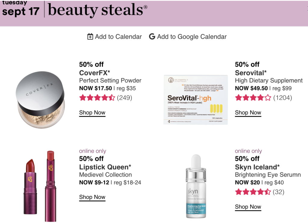 Ulta 10 off 40 nonprestige purchase Gift With Purchase
