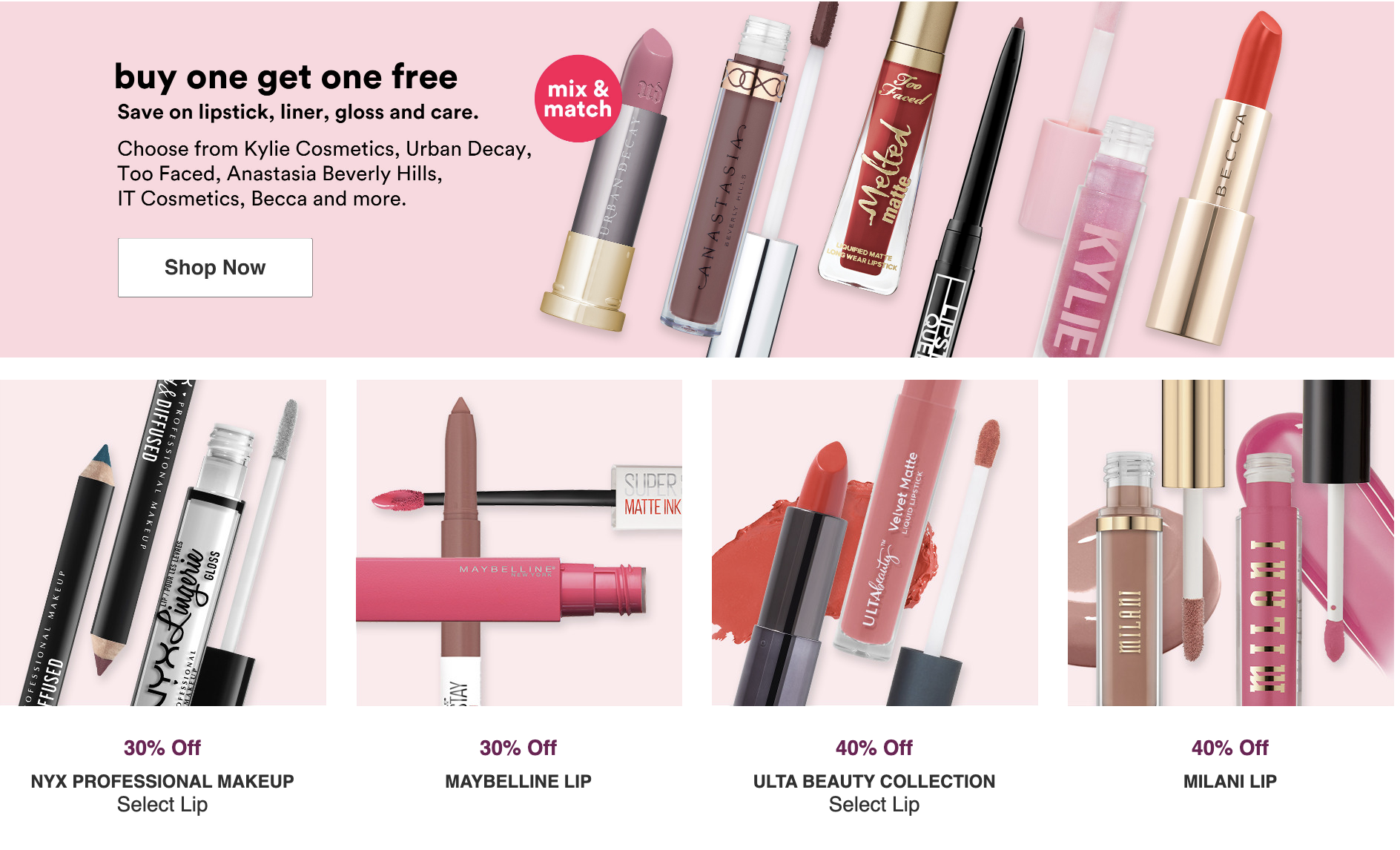 Ulta National Lipstick Day Offers(7/26 8/1) Gift With Purchase