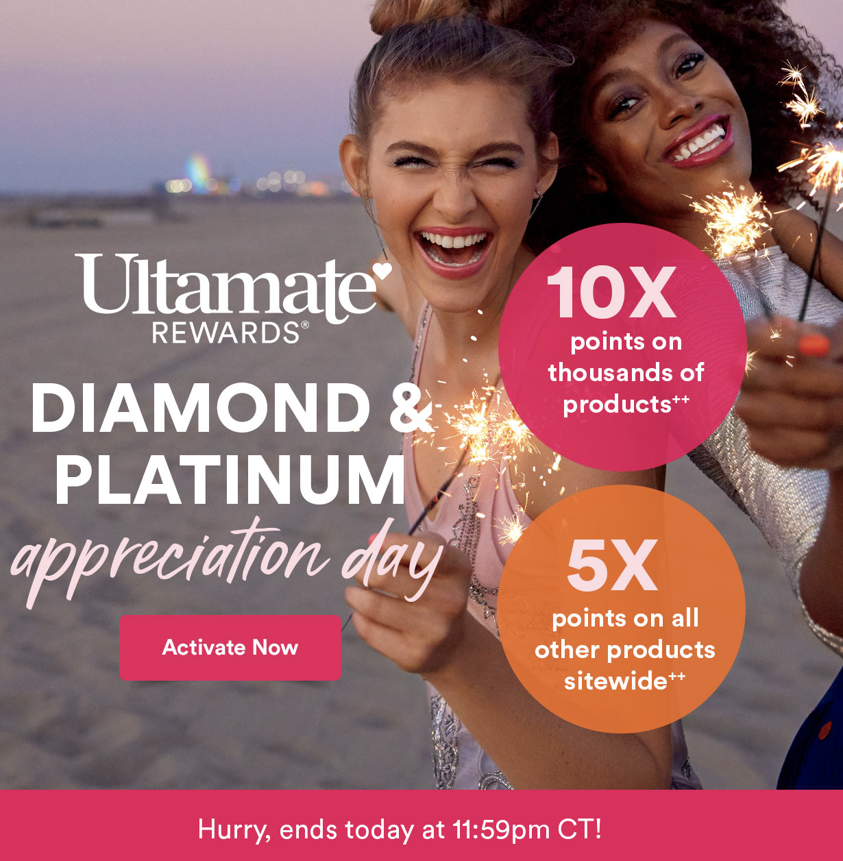 Ulta Diamond/Platinum Appreciation Day 10/5 pts + Free 13 pcs gift w