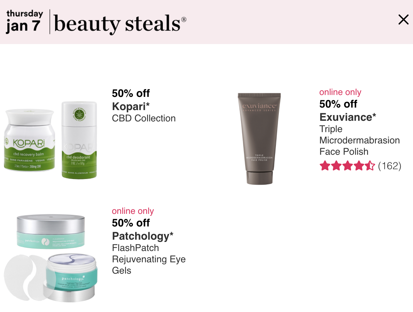 Ulta: Love Your Skin Event - Day 5(tomorrow 1/7) - Gift With Purchase