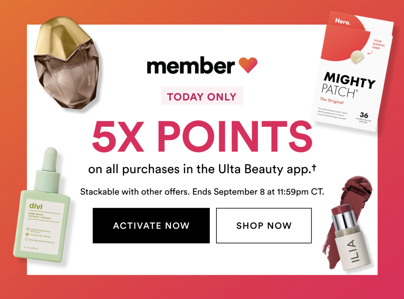 Ulta: 5X pts all App purchases – Today only | Gift With Purchase